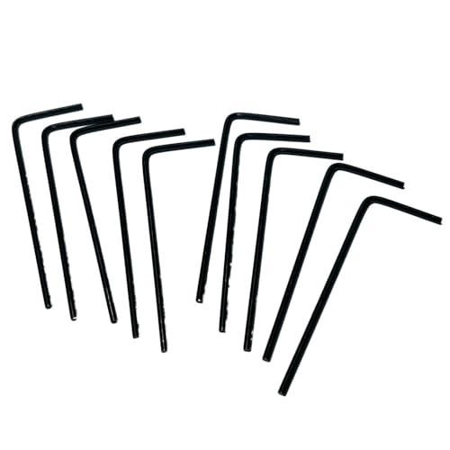 ZDingTech 10 x 0,05 Inbusschlüssel-Sets, 0,1 cm Inbusschlüssel, 0,05 Sechskantschlüssel, L-förmig, 050 Sechskantschlüssel-Set mit langem Arm ZDingTech 10 x 0,05 Inbusschlüssel-Sets, 0,1 cm Inbusschlüssel, 0,05 Sechskantschlüssel, L-förmig, 050 Sechskantschlüssel-Set mit langem Arm von ZDingTech