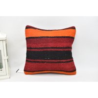 Boho Kelim Kissen, Handgemachtes Bio Dekor Gestreiftes 14 X Kissenbezug, Kode 2333 von ZDkilimpillow