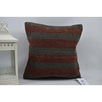 Dekokissen/Bio-Kissen Handgemachtes Sofakissen Couchkissen Eckkissen 16x16 cm Code 13159 von ZDkilimpillow