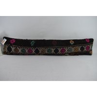 Handgefertigtes Kelimkissen, Stammeskissen, 10x48 Dekokissen, Wohnkultur Kissen, Wollkissenbezug, Code 7 Handgefertigtes Kelimkissen, Stammeskissen, 10x48 Dekokissen, Wohnkultur Kissen, Wollkissenbezug, Code 7 von ZDkilimpillow