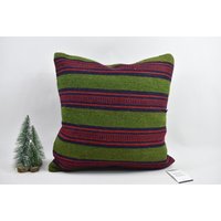 Kelim Dekokissen/Sofakissen 18x18 Kissenbezug Boho Code 6487 von ZDkilimpillow