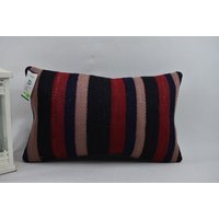 Kelim Kissen/Altes Gestreiftes 12x20 Kissen-Bezug Code 5540 von ZDkilimpillow