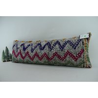 Kelim Kissen/Boho Türkises Sofa 12x36 Kissenbezug Code 1787 von ZDkilimpillow