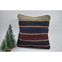 Kelim Kissen/Ethno Dekokissen Nomadenkissen 12x12 Kissenbezug Code 81 von ZDkilimpillow