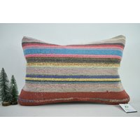 Kelim Kissen/Terasse Deko 16x24 Sofakissen Dekokissen Boho Kissenbezug Code 3913 von ZDkilimpillow