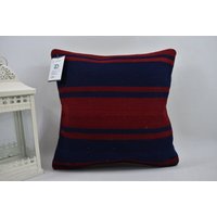 Kelim Kissen Haus/Sofa Boho 16x16 Vintage Kissenbezug Code 13180 von ZDkilimpillow