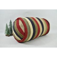 Kelim-Kissen Mit Nackenrolle/Handgemachtes Kissen 200x400 Kissenbezug Code 58 von ZDkilimpillow
