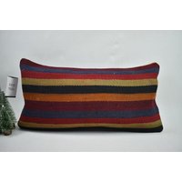 Kelim Kissen Wohnzimmer/Dekor Terasse Bank Boho Sofakissen 12x24 Kissenbezug Code 5141 von ZDkilimpillow
