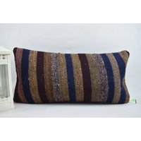 Kelim Kissen Wohnzimmer/Dekor Terasse Bank Boho Sofakissen 12x24 Kissenbezug Code 5452 von ZDkilimpillow