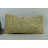 Rustikales Lendenkissen/Kelimkissen Bankkissen Boho Kissen Sofakissen 10x20 Kissenbezug Code 2939 von ZDkilimpillow