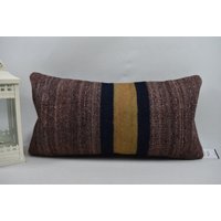 Sofa Kelim Kissen/Sofakissen Kelimkissen 12x24 cm Kissenbezug Handgefertigtes Code 5303 von ZDkilimpillow