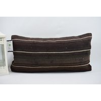 Vintage Kelim Kissen/12x24 cm Dekokissen Handgewebtes 5345 von ZDkilimpillow