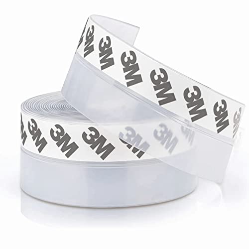 Dichtungsstreifen, 10m×35mm Transparent Selbstklebend Silikon Dichtungsband, Multifunktions Silikon Dichtung Streifen Türbodendichtung Selbstklebend Dichtungsband Türdichtung Silikon Dichtung（1 Pack） von ZEACCT