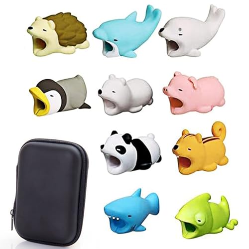 11er-Pack Niedlicher Tier-Kabelschutz, Cartoon-Tier-Kabelschutz, Tier-Kabelschutz, für die Meisten Smartphone-Ladegerät-Datenkabel, Kann Ihre Datenkabel Schützen 11er-Pack Niedlicher Tier-Kabelschutz, Cartoon-Tier-Kabelschutz, Tier-Kabelschutz, für die Meisten Smartphone-Ladegerät-Datenkabel, Kann Ihre Datenkabel Schützen von ZEACCT