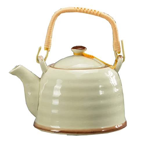 Elegante japanische Keramik Teekanne Porzellan Teekessel Teekanne Kaffeekanne Wasserkanne von ZEALMAX