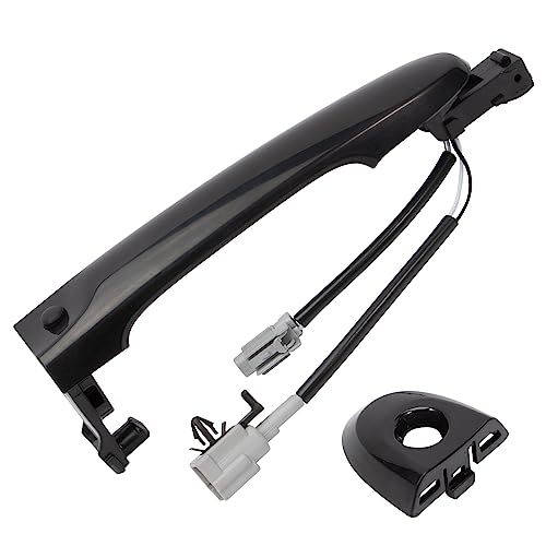 ZEALfix Türgriff vorne links Fahrerseite außen Kompatibel mit Nissan Juke F15 2010-2022 Schwarz 80644-1FA5A 80644-3WC2A 80640-3WC2A von ZEALfix