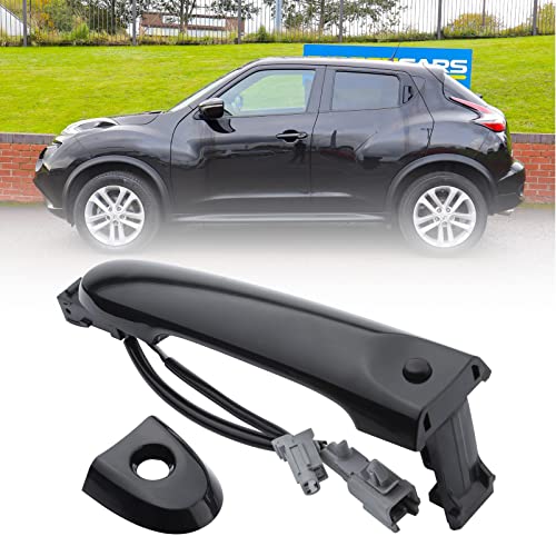 ZEALfix Türgriff Türgriffe Türbeschlag vorne rechts Fahrerseite Außentürgriff kompatibel mit Nissan Juke F15 2010-2022 80644-1FA5A 80644-3WC2A 80640-3WC2A Schwarz von ZEALfix