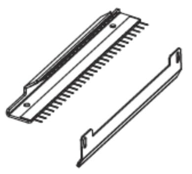 Zebra Ersatzteil Kit Ribbon Strip Plate and Static Brush ZE500-4 RH & LH, W125653071 (Static Brush ZE500-4 RH & LH P1046696-043) von Zebra Technologies
