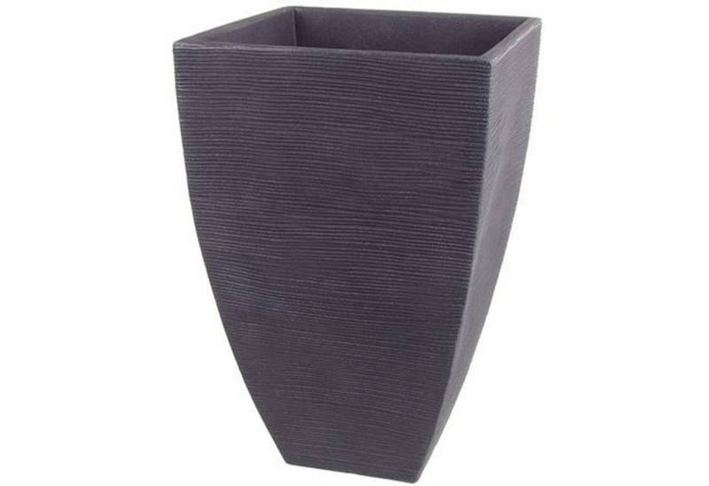 Jelenia Plast Pflanzkübel Rillentopf 60cm anthrazit Pflanzkübel Blumentopf Pflanztopf Blumenkübe von Jelenia Plast