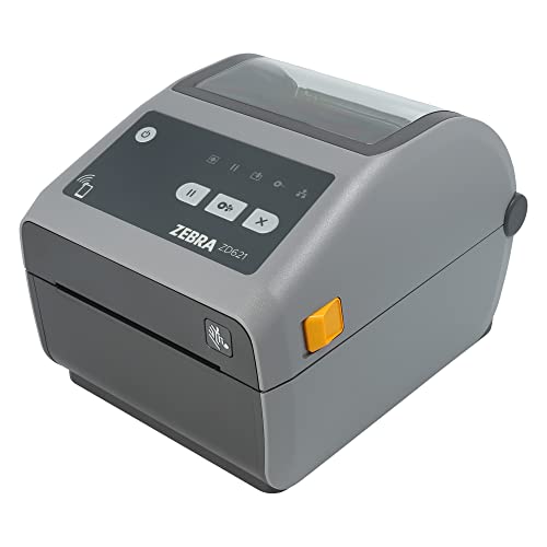 ZEBRA ZD621d Drucker mit Cutter - 203 DPI - Thermodirekt - 104 mm max. Druckbreite, BTLE, LAN, seriell (RS-232), USB, USB-Host Schnittstellen (ZD6A042-D2EF00EZ) von Zebra Technologies