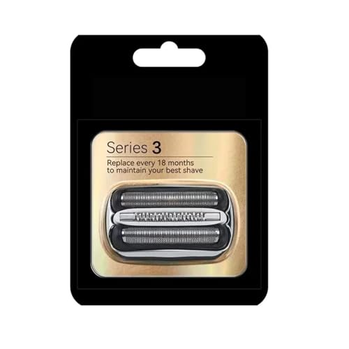 32S Series 3 Ersatzkopf, Kompatibel Mit Braun, S3 Shaver3000s, 310s, 3040s, 3050cc, 3010s, 3070cc, 3080s, 3090s, 350cc-4, 370cc-4, 380s-4, 3090cc(32S) von ZECKJVTD