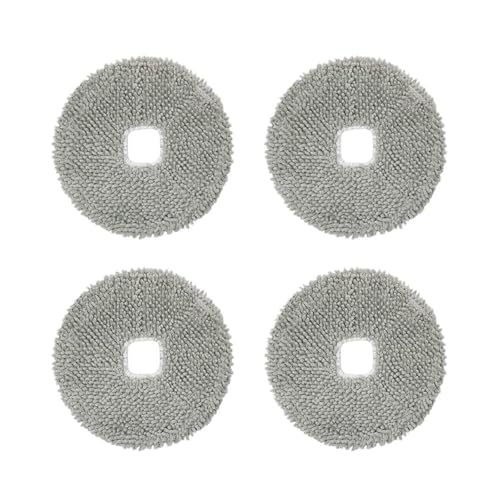 Kompatibel Mit Lefant, T1 Ersatz-Mopp-Set: 4 Wischmopps, Nur Dieses Ersatz-Mopp-Set, Kompatibel Mit Lefant, Roboterstaubsauger T1 von ZECKJVTD