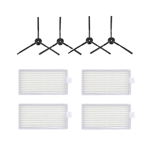Primäre Teile For Roboterstaubsauger, Kompatibel Mit Hepa, Ersatzfilter For Seitenbürste, Kompatibel Mit ILIFE, V3, V3s, V5, V5s Pro, X5, V55, V50(8pc) von ZECKJVTD