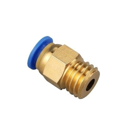 ZEDEVB 10 Stück/50 Stück pneumatische Schnellstecker-Rohr-Schnellverbinder, metrisches Gewinde, gerade durch PC4 / 6-m5pc8-m6 / M8 / m10m12 (PC6-M12 x 1,75, 50 Stück) von ZEDEVB