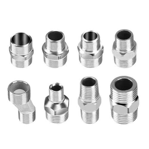 ZEDEVB Edelstahl 201 Stoßgelenk mit variablem Durchmesser, doppelte Außendrähte, 5,1 cm bis 7,6 bis 10,2 cm bis 15,2 cm (1 I 2-3 I 4-01) von ZEDEVB