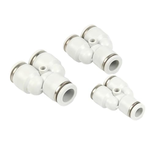 ZEDEVB Luftpneumatischer 3-Wege-Anschluss, Y-Form, 4 mm bis 16 mm Außendurchmesser, Gas-Kunststoff-Rohrverschraubung, Schnellmontage, PY (16 mm - 16 mm - 16 mm) von ZEDEVB