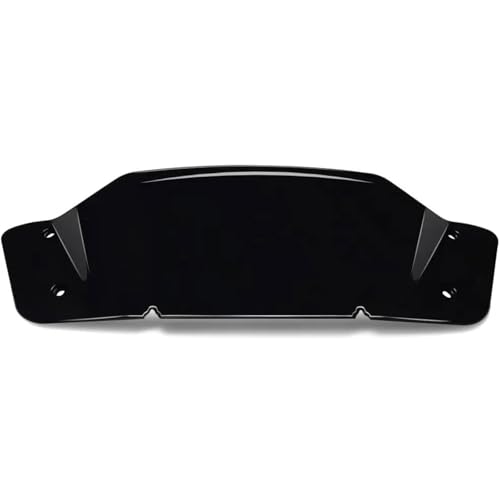 ZEEBQHKLW Für Harley Touring CVO Für Street Glide FLHX Für Street Glide FLHXSE 2023 2024 Motorrad 7" Wave Windschutzscheibe Windschutz Wind Splitter Zubehör(Schwarz) von ZEEBQHKLW