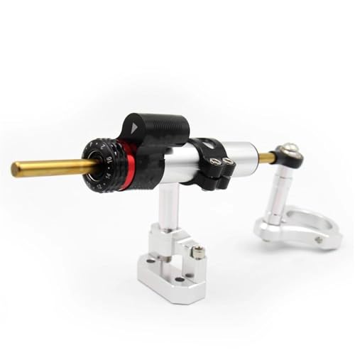 ZEEBQHKLW Motorradlenker Stabilisator CNC Aluminium Einstellbare Motorräder Lenkung Stabilisieren Dämpfer Halterung Halterung Kit Für Y&amaha YZF R3 YZFR25 MT-03 MT-25 2013-2016(Combination 2) von ZEEBQHKLW