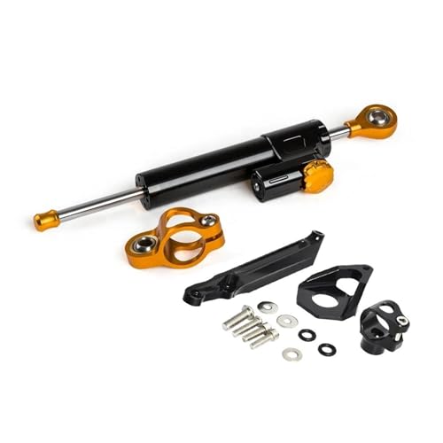 ZEEBQHKLW Motorradlenker Stabilisator Für CBR600RR 2005 2006 Motorrad Stabilisator Lenkung Dämpfer Halterung Mount Kit(SET2) von ZEEBQHKLW