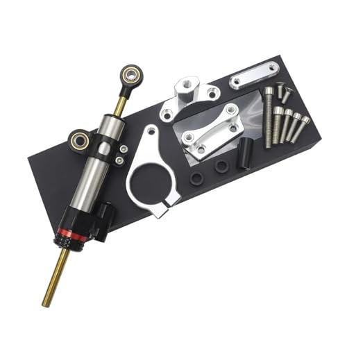 ZEEBQHKLW Motorradlenker Stabilisator Für CBR650F CBR 650F CBR650 F 2014 2015 2016 2017 2018 2019 Motorrad Lenkung Stabilisator Dämpfer Montagehalterung Kit(9) von ZEEBQHKLW