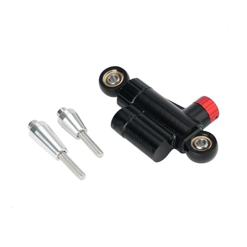 ZEEBQHKLW Motorradlenker Stabilisator Für CRF150R CRF250R CRF450R CRF 150R 250R 450R Universal Modifiziertes Zubehör Motocross Lenkung Dämpfer Stabilisator(Schwarz) von ZEEBQHKLW