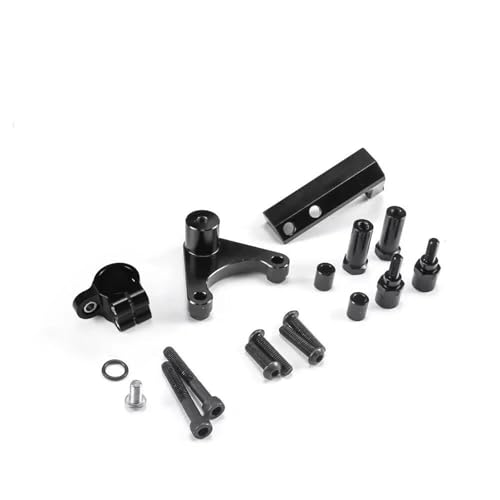 ZEEBQHKLW Motorradlenker Stabilisator Für Ducati Für Hypermotard950 SP Für Hypermotard 950 2019-Motorräder Dämpfer Halterung Kit Lenkung Schock Stabilisator Montieren(Bracket-Black) von ZEEBQHKLW