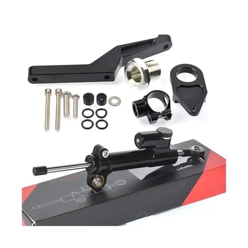 ZEEBQHKLW Motorradlenker Stabilisator Für Kawasaki Für Ninja ZX-6R ZX6R 2009-2022 ZX 6R 636 Motorrad Lenkungsdämpfer Stabilisator Halterung Kit(21) von ZEEBQHKLW