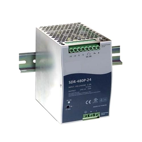 hutschienen-netzteil SDR-480P-24 480 W 24 V 20 A industrielles DIN-Schienen-Netzteil mit Einzelausgang, PFC und Parallelfunktion von ZEEGII