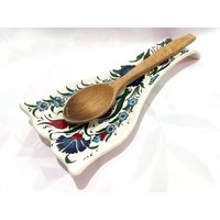 Keramik Löffel Ablage, Halter Für Küche, Handbemalte Fliesen Geschenk Neue Haus Käufer, Halter, Mom von ZEEMRusticHomeDecor