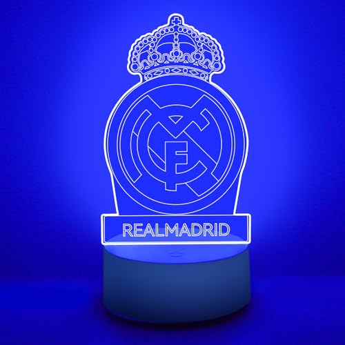ZEEYUAN 3D Madrid LED Lampe Nachtlicht 7 Farbwechsel 3 Models Smart Touch Stimmungslichter von ZEEYUAN