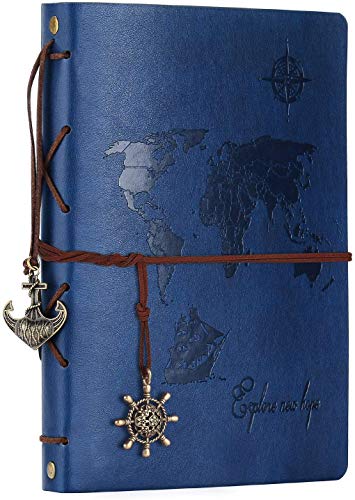ZEEYUAN Fotoalbum zum Selbstgestalten 60 Seiten 22x27.3cm Vintages Hochzeitsalbum Leder Fotobuch mit Fotoecken als Geschenk zum Valentinstag Geburtstag und Weihnachten für Alle von ZEEYUAN