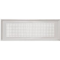 Zehnder - Design-Abdeckgitter ComfoGrid Torino für Luftdurchlassgehäuse clf, 350x130mm, Edelstahl von ZEHNDER