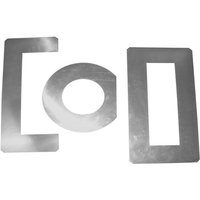 Schneideschablonen-Set Edelstahl clf und clrf - Zehnder von ZEHNDER