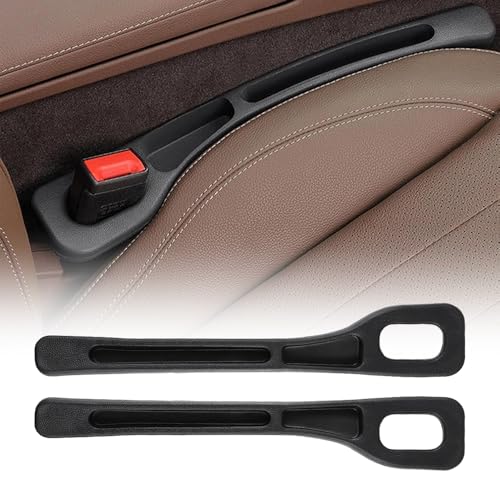 ZEIEYA Aufbewahrungsbox für Autositze, 2 Stück Universal Autositz Lückenfüller Autositz Gap Organizer Storage Box Car Seat Gap Filler für Füllt den Spalt zwischen Sitz Konsole von ZEIEYA