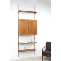Kai Kristiansen Teak Wall Unit 1-Bay | Fm Furniture Office Wandregal Midcentury Danish Design Vintage Büro Regalwand|Homeoffice von ZEITWERTFurniture