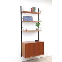 Poul Cadovius Wall Unit | Royal System Cado Teak Modulares Wandregal Mid Century Danish Design Vintage 1960 Midcentury Regal von ZEITWERTFurniture