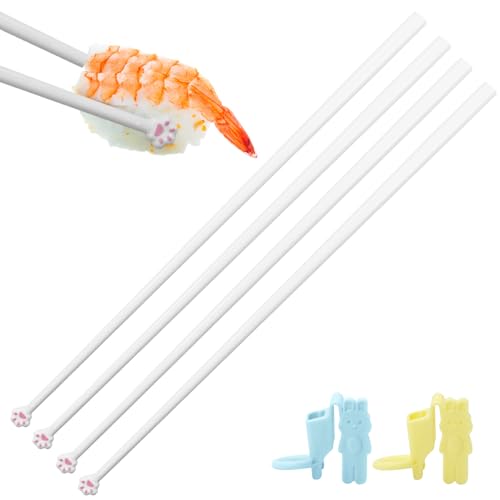 2 Paar Sushi Stäbchen Katzenpfoten Essstäbchen Katzenpfoten Essstäbchen Mit Katzenpfoten Cat Paw Chopsticks Wiederverwendbare,für Party,Tierliebhaber,Küche von ZEKUN