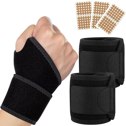 ZEKUN 2 Stück Handgelenkstütze Sport Handgelenkbandage Sehnenscheidenentzündung Schmerzlinderung Arthritis Handgelenkstütze für Sport und Alltag Handgelenk Bandagen Einstellbare Kompression Bandage ZEKUN 2 Stück Handgelenkstütze Sport Handgelenkbandage Sehnenscheidenentzündung Schmerzlinderung Arthritis Handgelenkstütze für Sport und Alltag Handgelenk Bandagen Einstellbare Kompression Bandage von ZEKUN