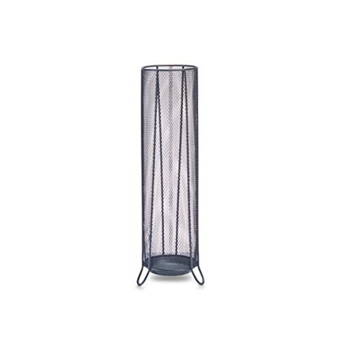 ZELLER PRESENT SCHÖNER LEBEN. PRAKTISCH WOHNEN. 17744 Schirmständer, Mesh / ø 14 x 53, anthrazit, 40 x 40 cm von ZELLER PRESENT SCHÖNER LEBEN. PRAKTISCH WOHNEN.