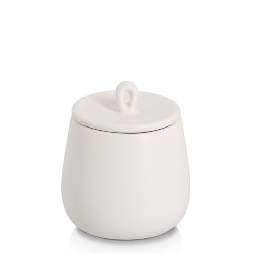 ZELLER PRESENT SCHÖNER LEBEN. PRAKTISCH WOHNEN. Gewürzdose, 220 ml, Keramik, weiß von ZELLER PRESENT SCHÖNER LEBEN. PRAKTISCH WOHNEN.